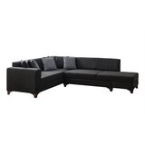 Atelier Del Sofa Ugaona sofa na razvlačenje Zapad Desno, 230 x 285 cm, Antracit | Eponuda.ba