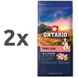 Ontario Puppy Large - piščanec in sladki krompir 2 x 12 kg Cene