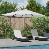 vidaXL Kantilever Suncobran Bež Poliester, Aluminij Velik Sklopiv | shoptok.hr