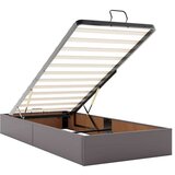 vidaXL Otomanski posteljni okvir brez vzmetnice siv 90x190 cm | Shoptok.si