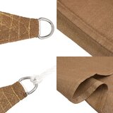  Senčno jadro 160 g/m² taupe 3x5 m HDPE | Shoptok.si