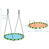 Monkey Gym Štorkljino Gnezdo Otroška Gugalnica Vario 100 Cm - Modro, (5000085780) | Shoptok.si