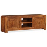 TV ormarić od masivnog drva s premazom boje meda 120x30x40 cm | shoptok.hr