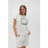 Marisse Women's Sweatshirt L-Bl-4604 Off White | Shoptok.si
