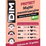 DIM MENSTRUAL LACE BOXER - Menstrual panties with lace - black | Shoptok.si