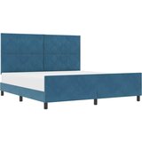  Okvir za krevet Tamno plava 180 x 200 cm Baršun | shoptok.hr