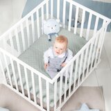 Roba Bijeli putni krevetić na kotačićima 100x75 cm Style – | shoptok.hr