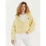 Tommy Jeans Pletena jopica Essential DW0DW17253 Rumena Relaxed Fit