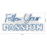 WALLXPERT dekorativna plastična led rasveta follow your passion blue | ePonuda.com