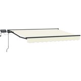  Ručni okvir tende s LED-ima Krem i Antracit 2,5 x 2 m | shoptok.hr