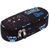 Unipap St.Right: Blue Gamer črno-modra ovalna peresnica 23 cm | Shoptok.si