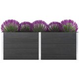  Posuda za sadnju 250 x 100 x 91 cm WPC siva | shoptok.hr