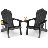  2 x vrni stol Adirondack, črne barve Cene