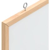  Magnetna bijela ploča s okvirom od masivnog borovog drva 100 x 55 cm | shoptok.hr