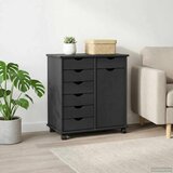  Mobilni ormar Siva 63,5 x 39 x 65,5 cm Čvrsto borovo drvo | shoptok.hr