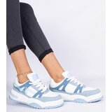 D/CEO marka niezdefiniowana Denim sneakers with thick laces Luciana Cene