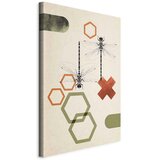 Artgeist Slika Na Platnu Dragonflies And Geometry | Shoptok.si