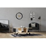 Hanah home Club sto Bert, 90x40x60 cm, Bež-crni | Eponuda.ba