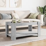  Stolić za kavu LED siva boja betona 93x53x45 cm drveni | shoptok.hr