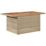  8-delni vrtni jedilni set z blazinami Bež poli ratan akacija, (22092458) | Shoptok.si