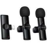 Bežični mikrofon Lightning Borofone Winner Lavalier crni - 2 komada | shoptok.hr