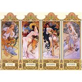 Puzzle 1000 KOM TUBA ART.1 ALFONS MUCHA "FOUR SEASONS" INTERDRUK | shoptok.hr