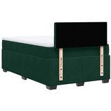  Krevet s oprugama i madracem tamnozeleni 140x190 cm baršunasti | shoptok.hr