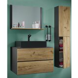 MID.YOU Kopalnica Lendas L, Antracit, Medeni Hrast | Shoptok.si