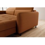 ELTAP Rumena žametna raztegljiva/s prostorom za shranjevanje kotna sedežna garnitura (desni kot/z ležalnikom) Gomsi – | Shoptok.si