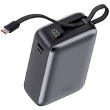 Ksix prijenosna baterija 30000 mAh, 65W ultra brzo punjenje, integrirani USB-C | shoptok.hr