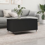  Stolić za kavu crni 90 x 44,5 x 45 cm od konstruiranog drva | Eponuda.com