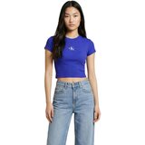 Calvin Klein Jeans Majice s kratkimi rokavi MONOGRAM BABY TEE LV047AB802 Modra Cene