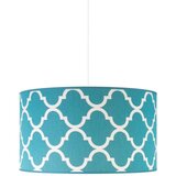  Duolla - Luster na sajli MAROKO 1xE27/40W/230V prečnik 45 cm tirkizna/bela | Eponuda.com