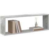 Kockaste zidne police 4 kom boja betona 80x15x26,5 cm drvene | Eponuda.com