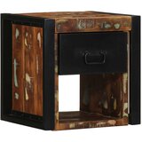 vidaXL Noćni ormarić Višebojni 40x35x40 cm Obrađeno puno drvo Cijene