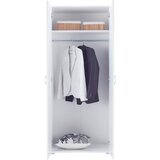 XXXL Omara Za Oblačila Basic 2, Bela | Shoptok.si