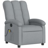  Masažni fotelj svetlo sivo blago, (20923312) | Shoptok.si