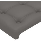  LED uzglavlje sivo 80 x 5 x 78/88 cm od umjetne kože | shoptok.hr