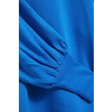 Marisse Azure Blouse With Puffed Sleeves | shoptok.hr