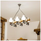  Brilagi - Luster na lancu RUSTIC 6xE14/40W/230V bukva/orah | Eponuda.com