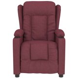  Masažna fotelja od tkanine crvena boja vina | shoptok.hr