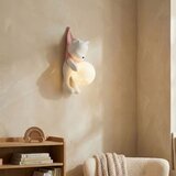 Toolight Zidna svjetiljka medo u košulji G168-1W pink | shoptok.hr