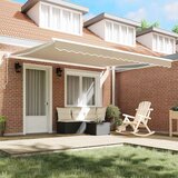  Povlačivi tende Bež 400 × 300 cm 100% Poliester i Aluminij | shoptok.hr