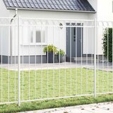 Element Ograde ASSEN Bijelo 170 x 200 cm Čelik Cijene