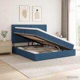  Krevet s madracem i skladištem Plava 180 x 200 cm tkanina | shoptok.hr
