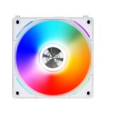Lian Li Ventilator za ohišje UNI FAN AL120 RGB PWM 120mm, 3 Pack + kontroler, bel | Shoptok.si
