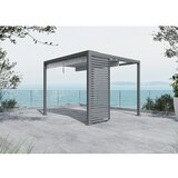 SUNFUN Paviljon sa sjenilom na namatanje Milos (Š x D: 294 x 294 cm, Night-Grey, Aluminij/Poliester, 2 -dij.) Cijene