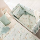Roba Bela obposteljna zibelka z nastavljivo višino 90x45 cm Woodland Buddies – | Shoptok.si