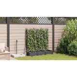  Vrtna saksija 3 pcs Crna 120 x 40 x 125,5 cm Plastika | shoptok.hr