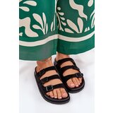 Boto Womens Slippers With Straps And Buckles Black Uliri | Shoptok.si